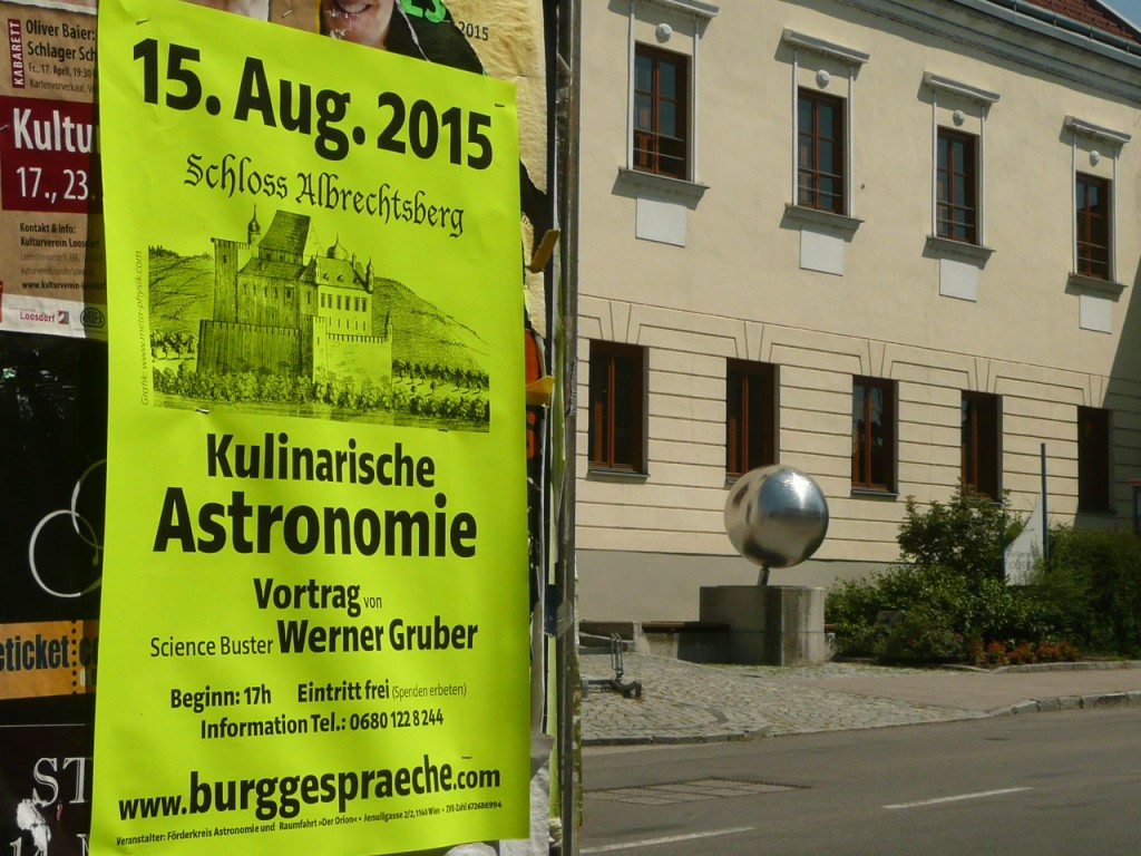 Plakat Kulinarische Astronomie